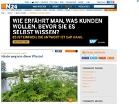 Bild zum Artikel: Schwere Verbrennungen möglich - 
Hände weg von dieser Pflanze!