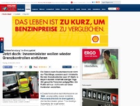 Bild zum Artikel: „Schleierfahndung“ im Grenzgebiet - Jetzt doch: Innenminister wollen wieder Grenzkontrollen einführen
