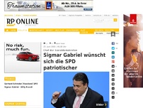 Bild zum Artikel: Chef der Sozialdemokraten - Sigmar Gabriel wünscht sich die SPD patriotischer