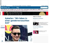 Bild zum Artikel: Gabalier: 'Wir leben in einer genderverseuchten Zeit'