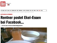 Bild zum Artikel: Horror im Altenheim - Graue Matsche: Rentner fotografiert Ekel-Essen