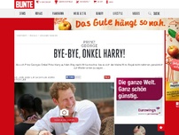 Bild zum Artikel: Bye-bye, Onkel Harry!