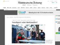 Bild zum Artikel: Europameisterschaft im 'Beer Pong': Stehen bleiben oder einen sitzen haben