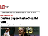 Bild zum Artikel: Wimbledon-Sensation - Unser Rasta-Riese haut Nadal raus