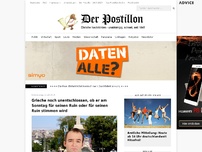 Bild zum Artikel: Grieche noch unentschlossen, ob er am Sonntag für seinen Ruin oder für seinen Ruin stimmen wird