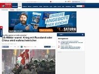 Bild zum Artikel: „Konflikte werden schneller entstehen“ - US-Militär warnt: Krieg mit Russland oder China wird wahrscheinlicher