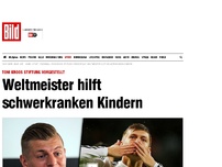 Bild zum Artikel: Toni Kroos Stiftung - Weltmeister hilft schwerkranken Kindern