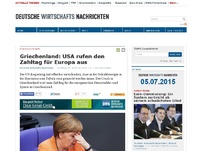 Bild zum Artikel: Griechenland: USA rufen den Zahltag für Europa aus