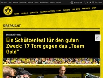 Bild zum Artikel: Ein Schützenfest für den guten Zweck: 17 Tore gegen das „Team Gold“