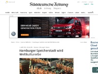 Bild zum Artikel: Unesco-Sitzung in Bonn: Hamburger Speicherstadt wird Weltkulturerbe