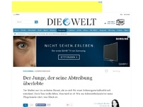 Bild zum Artikel: Downsyndrom: Der Junge, der seine Abtreibung überlebte