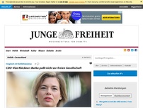 Bild zum Artikel: CDU-Vize Klöckner: Burka paßt nicht zur freien Gesellschaft