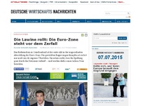 Bild zum Artikel: Die Lawine rollt: Die Euro-Zone steht vor dem Zerfall