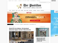 Bild zum Artikel: Grand Prix de Vatican: Kirchenstaat bekommt eigene Formel-1-Rennstrecke