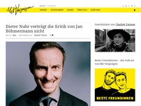 Bild zum Artikel: Dieter Nuhr verträgt die Kritik von Jan Böhmermann nicht