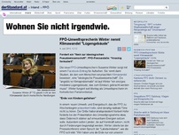 Bild zum Artikel: Facebook-Posting - FPÖ-Umweltsprecherin Winter nennt Klimawandel 'Lügengebäude'