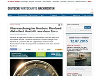 Bild zum Artikel: Überraschung im Norden: Finnland diskutiert Austritt aus dem Euro