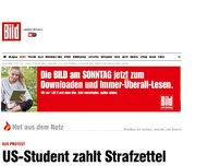 Bild zum Artikel: Aus Protest - Student zahlt Strafzettel mit Ein-Cent-Münzen