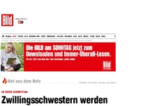 Bild zum Artikel: An ihrem Geburtstag! - Zwillinge werden am selben Tag Mama