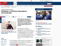 Bild zum Artikel: 74 Milliarden Euro neue Hilfen - Geldgeber mit Athener Sparplänen einverstanden