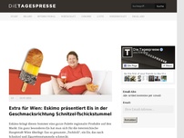 Bild zum Artikel: Extra für Wien: Eskimo präsentiert Eis in der Geschmacksrichtung Schnitzel-Tschickstummel
