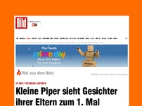 Bild zum Artikel: 23 Mio. Facebook-Aufrufe - Baby sieht zum 1. Mal Mamas Gesicht