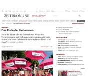 Bild zum Artikel: Geburtshilfe: 
  Das Ende der Hebammen