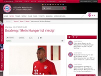 Bild zum Artikel: Interview:Boateng: 'Mein Hunger ist riesig'