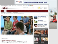 Bild zum Artikel: 'Manche werden gehen müssen': Merkel reagiert unterkühlt auf Flüchtlingskind