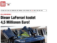 Bild zum Artikel: Völlig durchgeknallt - Dieser LaFerrari kostet 4,5 Mio. Euro!