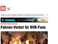 Bild zum Artikel: DFB-Strafe - Fahnen-Verbot für BVB-Fans