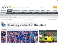 Bild zum Artikel: HSV verliert bei Zweitligist Bielefeld