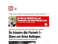 Bild zum Artikel: Jules Bianchi (†25) - So trauert die Formel 1 um ihn