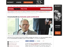 Bild zum Artikel: Griechenlandkrise: Schäuble spielt mit Rücktritt