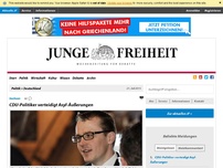 Bild zum Artikel: CDU-Politiker verteidigt Asyl-Äußerungen