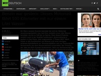 Bild zum Artikel: Benzin war gestern: Dieses Motorrad fährt 500 Kilometer mit nur einem Liter Wasser