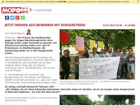 Bild zum Artikel: Jetzt drohen Asylbewerber mit Hungerstreik!