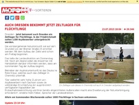Bild zum Artikel: Auch Dresden bekommt jetzt Zeltlager für Flüchtlinge
