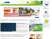 Bild zum Artikel: Perseiden 2015 - jetzt regnet es Sternschnuppen