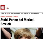 Bild zum Artikel: Schock in Bayreuth - Angela Merkel – Kollaps!