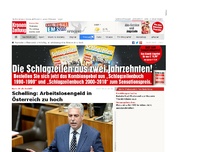 Bild zum Artikel: Schelling: Arbeitslosengeld in Österreich zu hoch