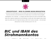 Bild zum Artikel: BIC und IBAN des Strohmannkontos