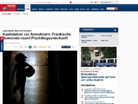 Bild zum Artikel: Laute Musik, Müll und Pöbeleien - Kapitulation vor Anwohnern: Fränkische Gemeinde räumt Flüchtlingsunterkunft