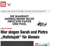 Bild zum Artikel: Rührendes Video - Pietro & Sarah singen Baby Alessio in den Schlaf
