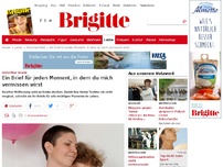 Bild zum Artikel: Ein Brief für jeden Moment, in dem du mich vermissen wirst