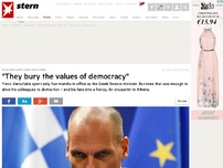 Bild zum Artikel: 'They bury the values of democracy'