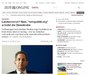 Bild zum Artikel: Pressefreiheit: 
  Landesverrat? Nein, netzpolitik.org schützt die Demokratie