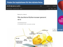 Bild zum Artikel: Deutschlandkarte: 
  Wie das kleine Küchenmesser genannt wird