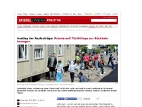 Bild zum Artikel: Anstieg der Asylanträge: Prämie soll Flüchtlinge zur Rückkehr bewegen