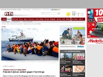 Bild zum Artikel: 'Niemand hat euch eingeladen': Präsident Zeman wettert gegen Flüchtlinge